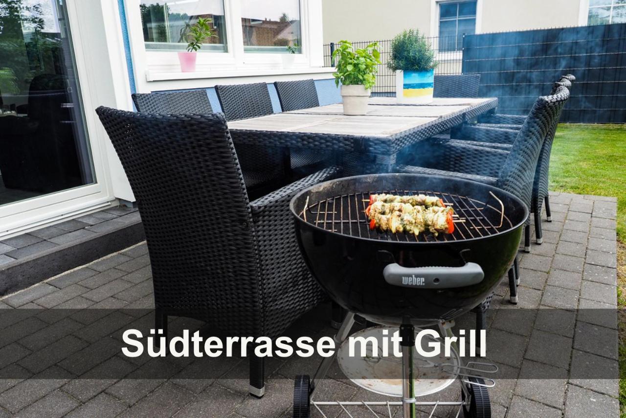 Ostseelagune Zingst, Exklusive Dhh, Strandnah, Sauna, Kamin, 3 Sz, 2 Baeder, Glasfaser, Haustierfrei, Garten Mit Suedterrasse, E-Ladesaeule, 2 Stellplaetze, Strandkorb, Fahrradschuppen, Waschmaschine, Trockner, Nichtraucher Extérieur photo