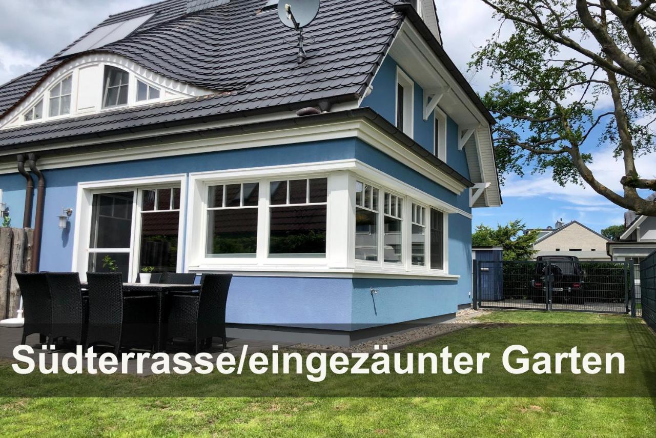 Ostseelagune Zingst, Exklusive Dhh, Strandnah, Sauna, Kamin, 3 Sz, 2 Baeder, Glasfaser, Haustierfrei, Garten Mit Suedterrasse, E-Ladesaeule, 2 Stellplaetze, Strandkorb, Fahrradschuppen, Waschmaschine, Trockner, Nichtraucher Extérieur photo